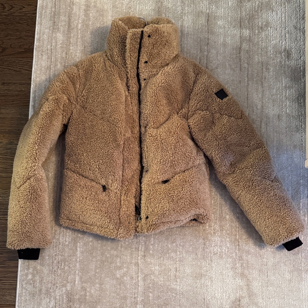 SAM Cozy Tan Sherpa Jacket